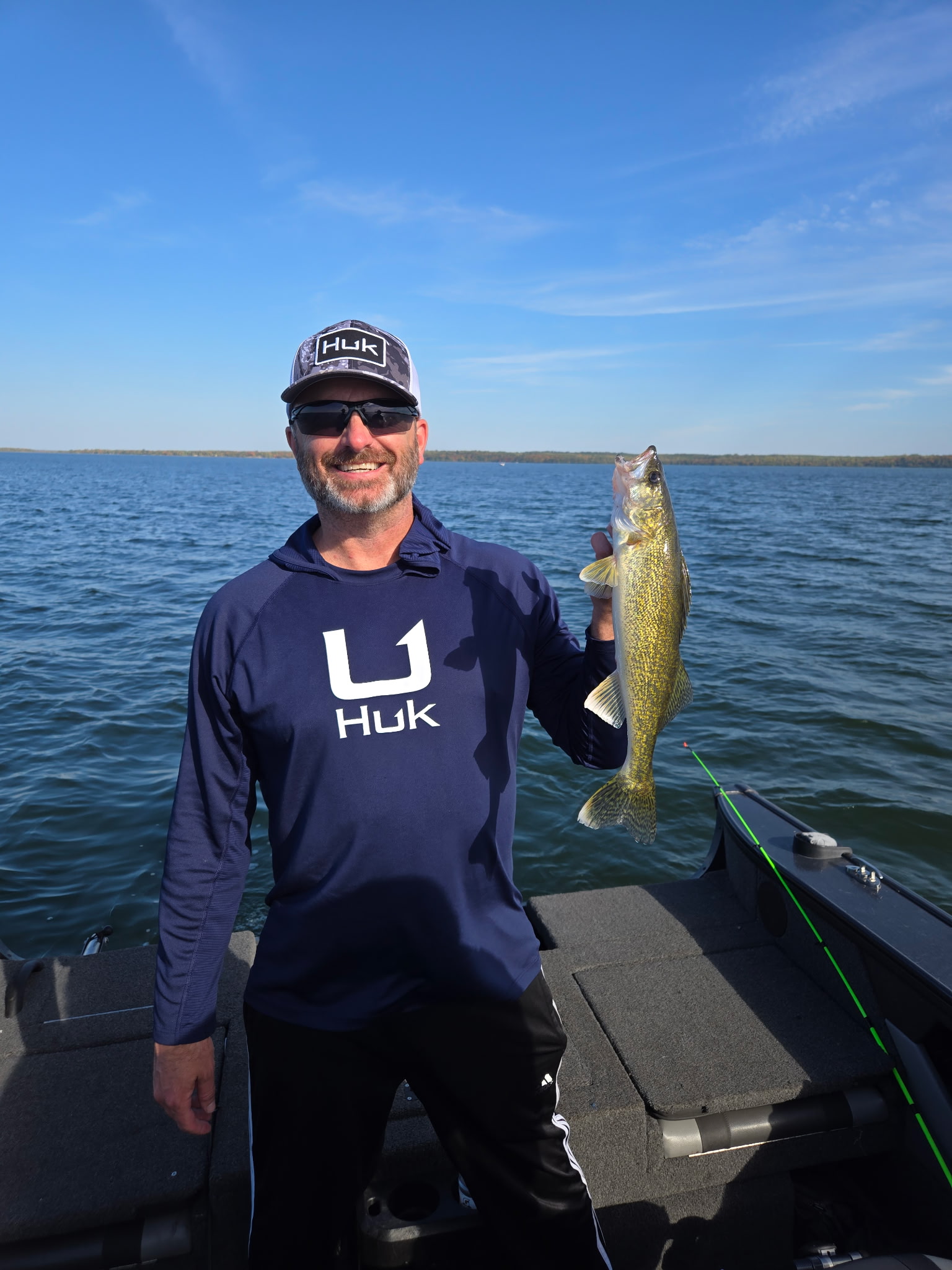 Eric Scott, founder of EXE AI — casual fishing photo.